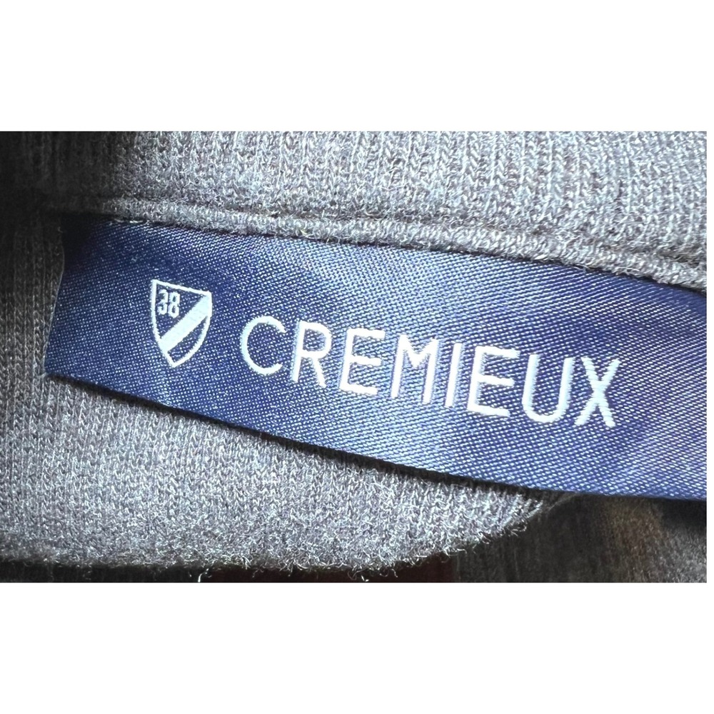 Daniel Cremieux Mens Size Medium Signature Gray 1/4 Button Pullover Sweater - Picture 4 of 13